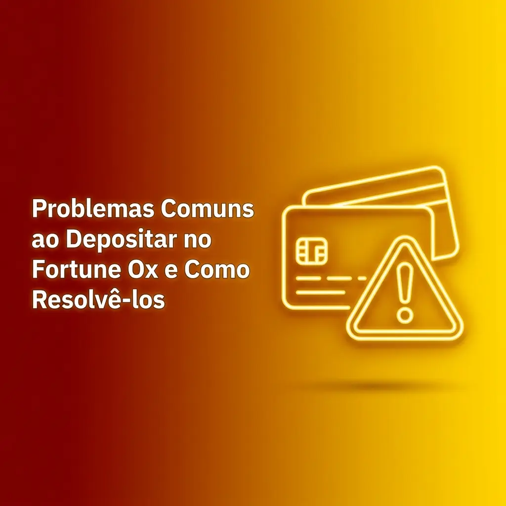 Problemas comuns ao depositar no Fortune Ox: soluções para erros de pagamento, cartão recusado e conta não verificada.