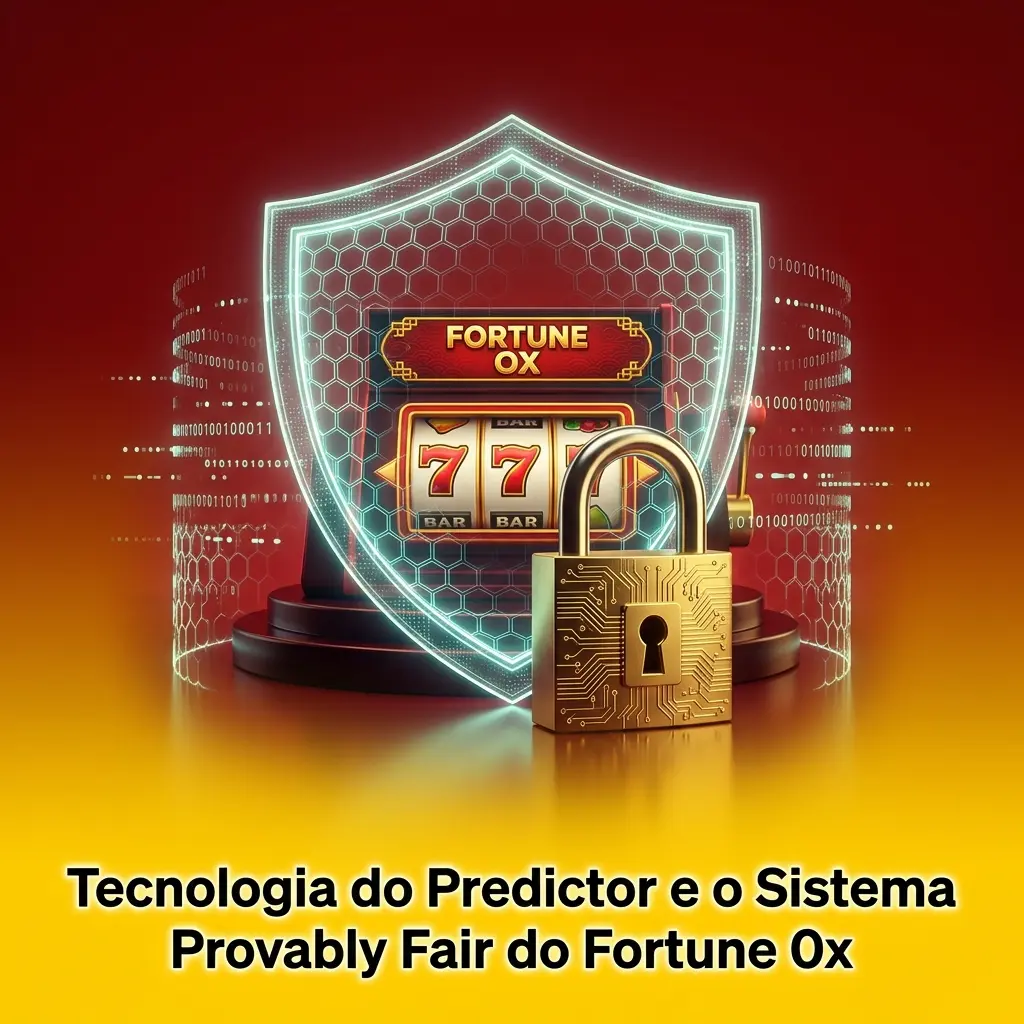 Sistema Provably Fair do Fortune Ox com algoritmos criptográficos garantindo resultados aleatórios e verificáveis